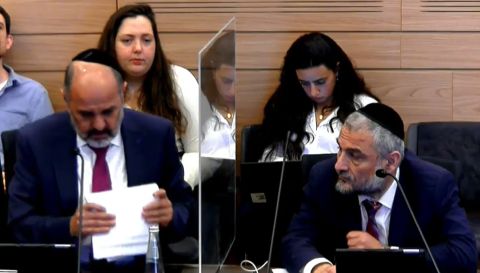 משה אבוטבול, יעקב מרגי [צילום: ערוץ כנסת]