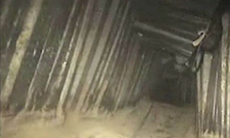 מנהרה של החמאס [צילום: דובר צה"ל]