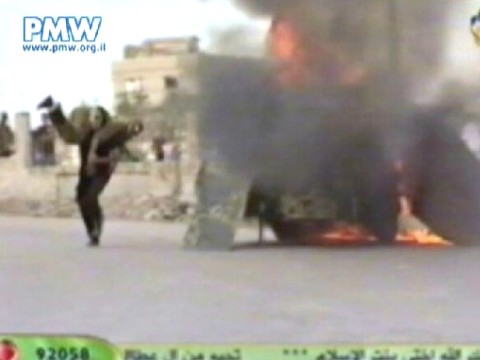 'חייל צה"ל' נחטף בידי אנשי חמאס [צילום: מתוך סרטון התעמולה]