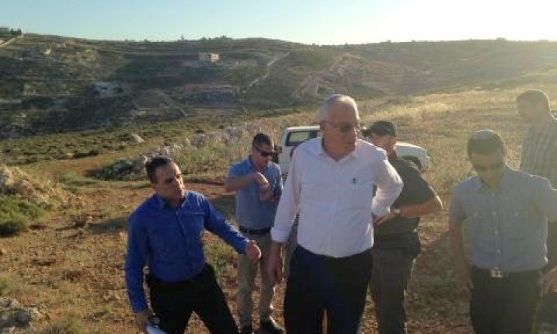 השר אריאל בסיור באפרת