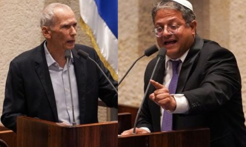 בן-גביר ובר-לב. עימות במליאה [צילום: דני שם-טוב/דוברות הכנסת]