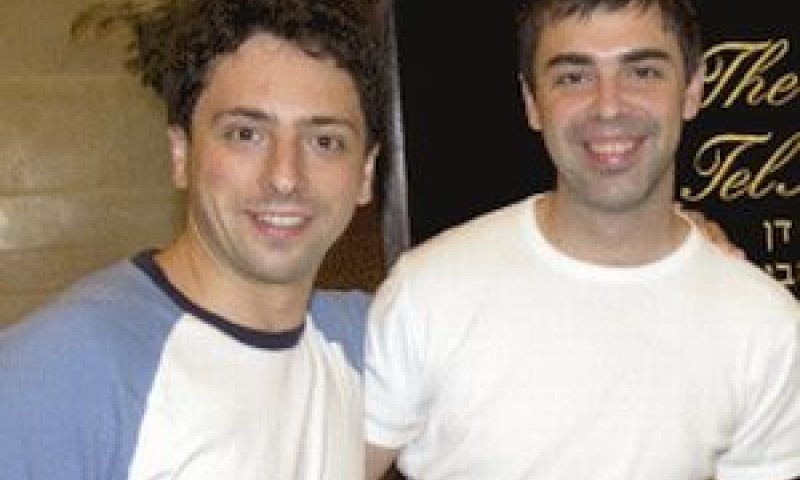 מייסדי גוגל [צילום: ישראל הדרי]