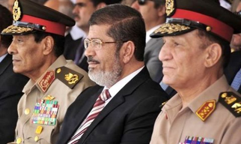 ענאן, מורסי וטנטאווי. איך יגיב הצבא? [צילום: הנשיאות המצרית]