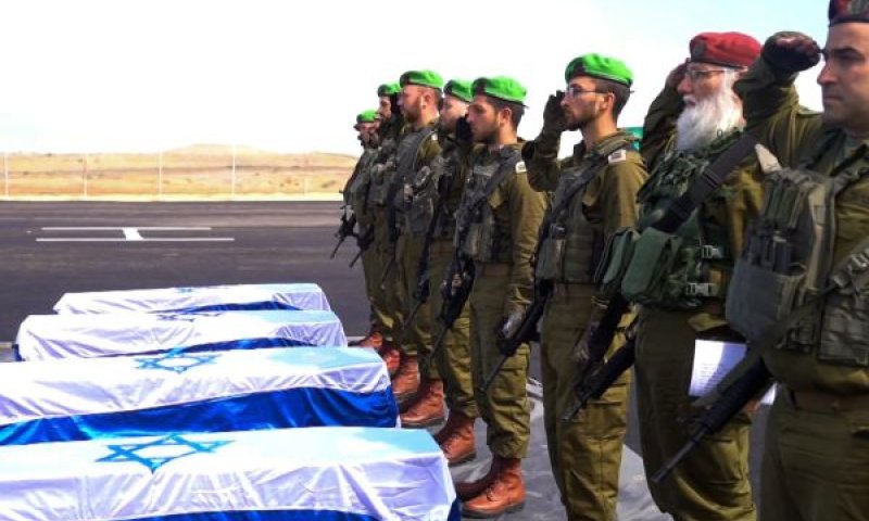 נותרו ארבע גופות בשלב הראשון [צילום: דובר צה"ל]