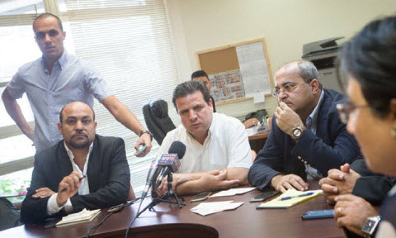 הרשימה המשותפת. "בהם אלחם בכל הכוח" [צילום: מרים אלסטר/פלאש 90]