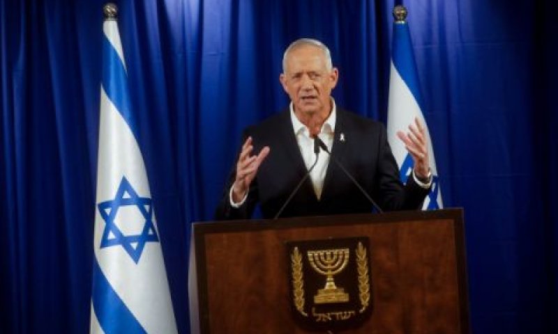גנץ. "במקום להציב אולטימטום לחמאס [צילום: מרים אלסטר/פלאש 90]