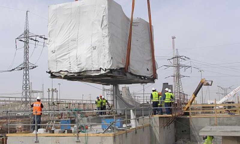 טורבינה של חברת החשמל ברמת חובב [צילום: יח"צ]