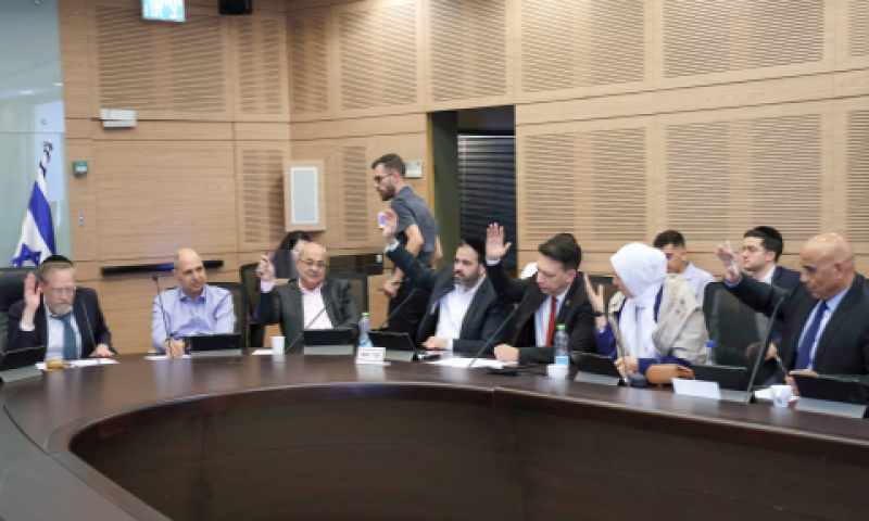 ההצבעה בוועדה [צילום: דני שם טוב, דוברות הכנסת]