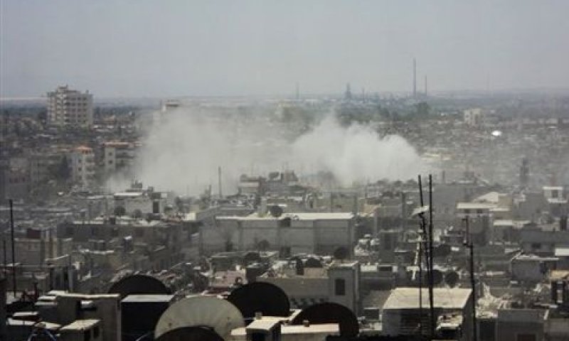 הפגזות על חומס. הכל כרגיל [צילום: AP]