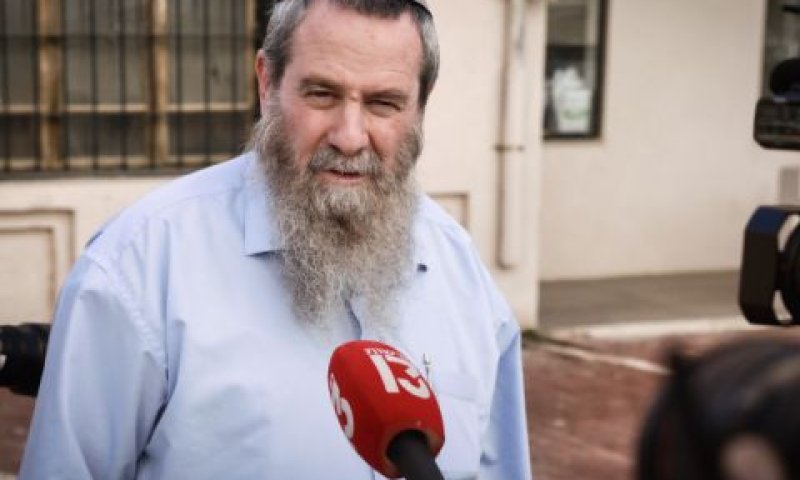 ח"כ אבי מעוז ביציאה מהפגישה עם נתניהו [צילום: פלאש 90]
