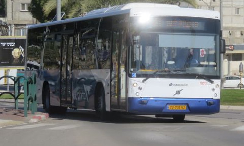 קו 1 בקרית גת [צילום: שמואל וולף]