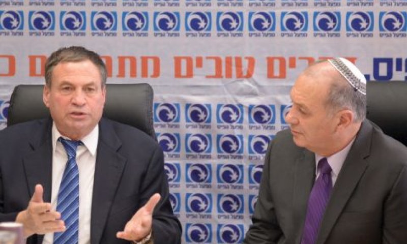 מנכ"ל מפעל הפיס אלי דדון ויו"ר מפעל הפיס עוזי דיין [צילום: שמוליק רחמני]