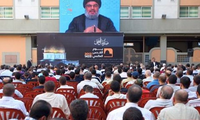נסראללה. ערוך למלחמה [צילום: AP]