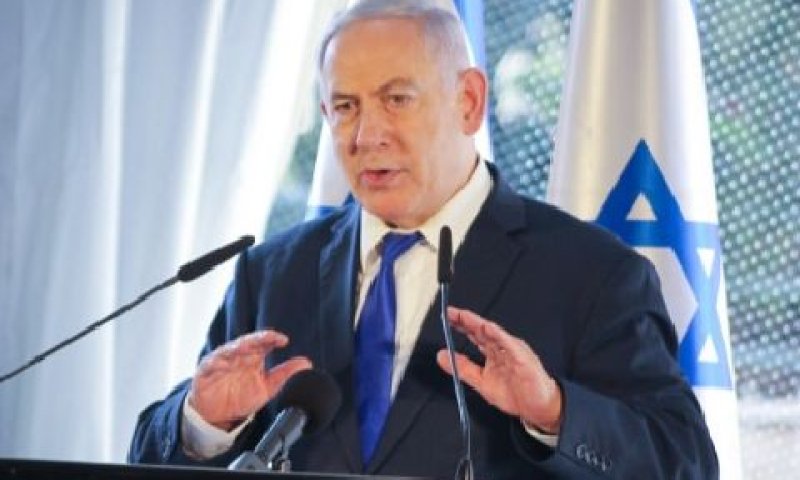 נתניהו הערב. "עלילות שווא" [צילום: גרשון אליסון, פלאש 90]