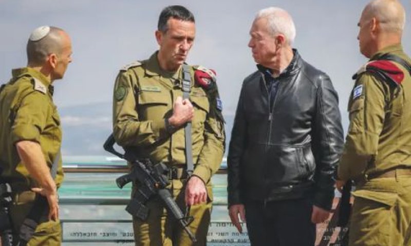 יואב גלנט ורא"ל הלוי [צילום: דוד כהן/פלאש 90]