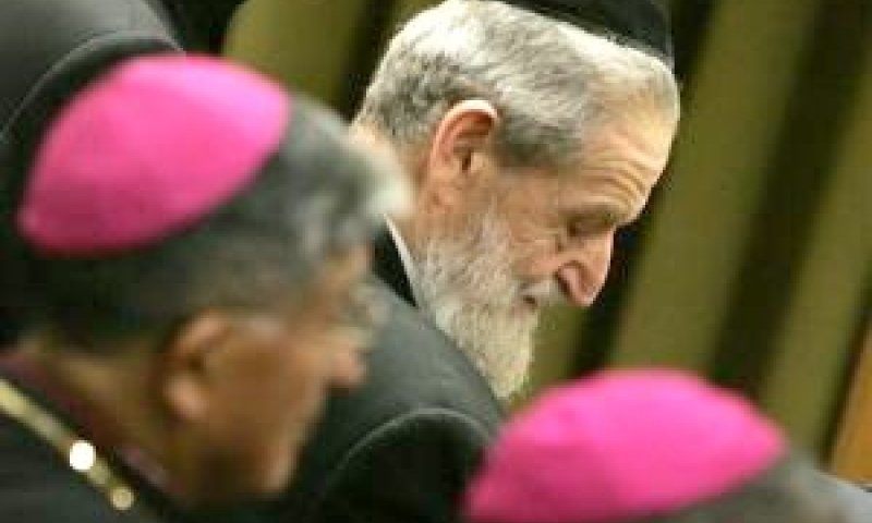 הרב שאר-ישוב הכהן בביקורו בוותיקן [צילום: AP]