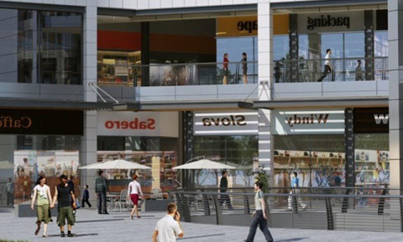 הדמיית המרכז המסחרי בכפר סבא [צילום: יח"צ]