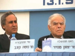 קצב ושמיר. [צילום ארכיון: לע"מ]