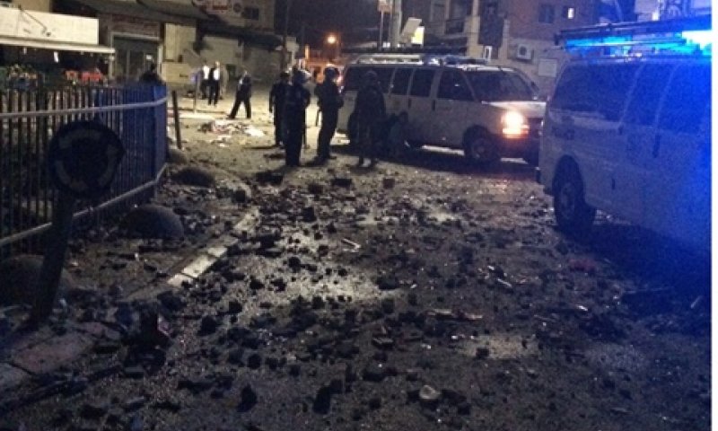 עשרות התפרעו על רקע הבחירות [צילום: משטרת ישראל]