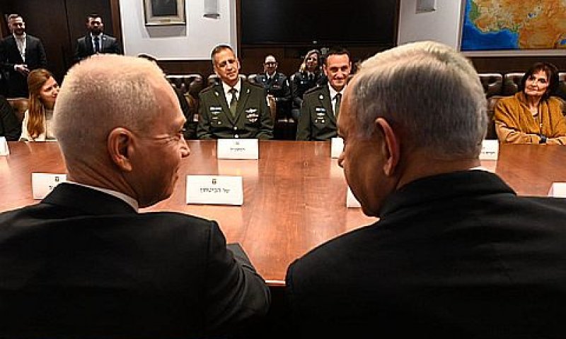 טקס חילופי הרמטכ״ל במשרד ראש הממשלה [צילום: אריאל חרמוני, משרד הביטחון.]