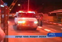 אמבולנסים מפנים נפגעים