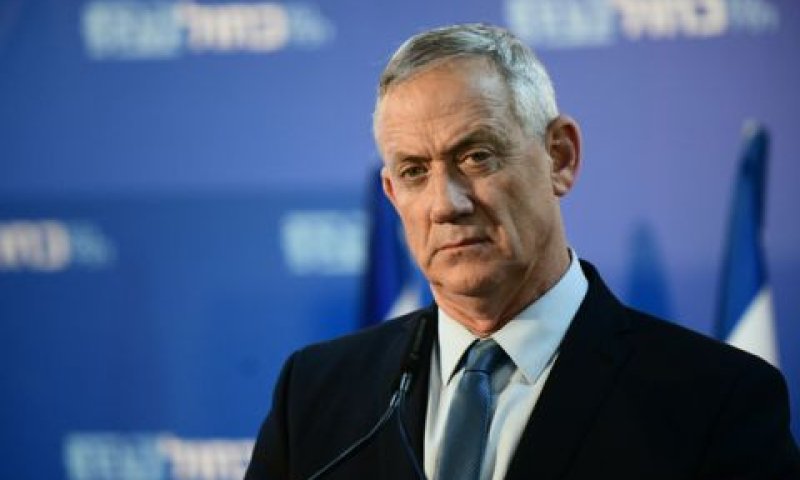 גנץ. מידע כוזב [צילום: תומר נויברג, פלאש 90]