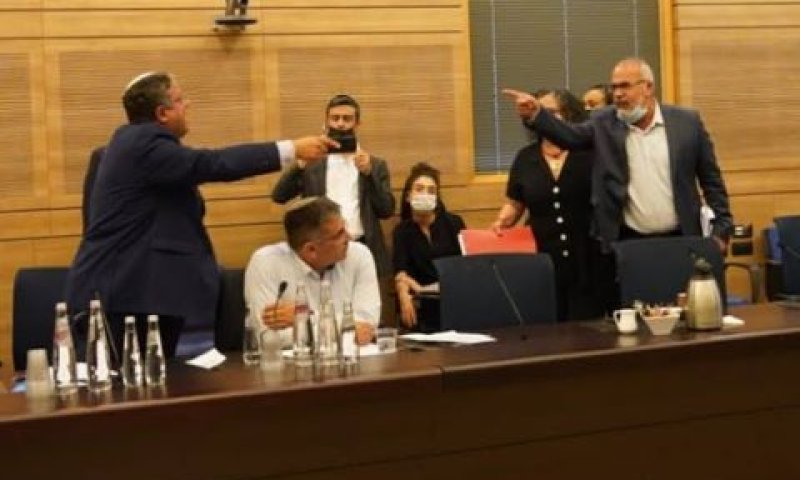 אוסאמה סעדי ואיתמר בן-גביר מתעמתים [צילום: דני שם-טוב/דוברות הכנסת]