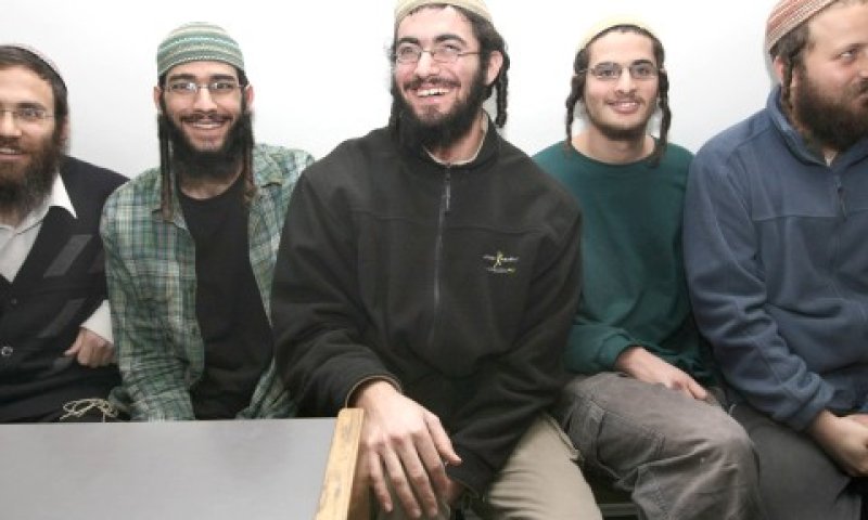 עצורי הימין בבית המשפט [צילום: פלאש 90]