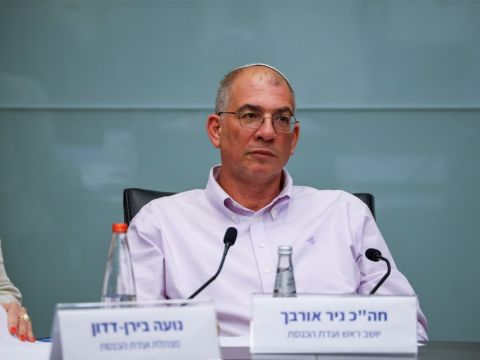 היו"ר ניר אורבך [צילום: נועם מושקוביץ/דוברות הכנסת]