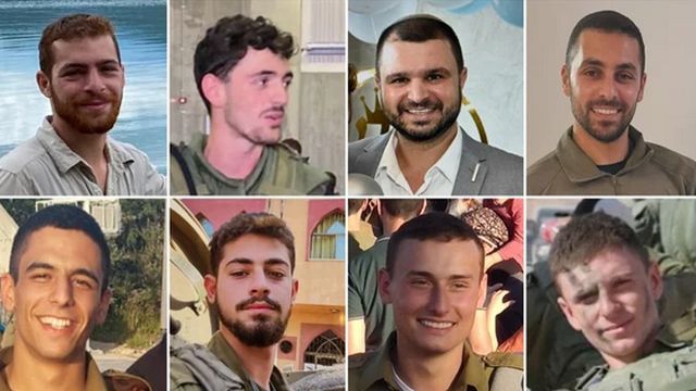 8 לוחמי צה"ל שמנהרגו בקרבות בעזה [צילום: דובר צה"ל]