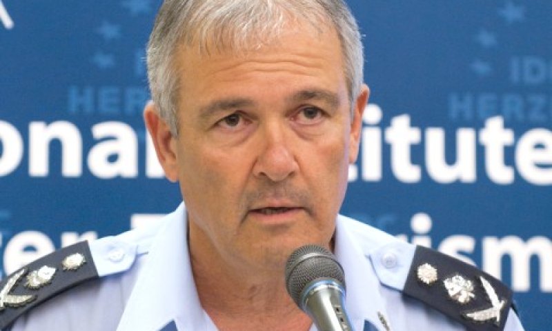 "לתוצאות המו"מ עם הפלשתינים יהיו השלכות רציניות על המשטרה". המפכ"ל כהן בכינוס אמש [צילום: יותם פרום]