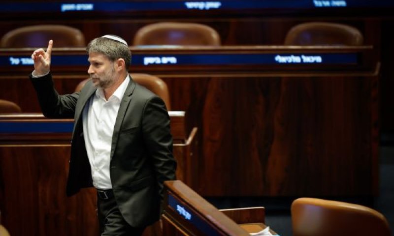 השר סמוטריץ'. "חובה שלא נחזור למסלול אוסלו" [צילום: נועם מושקוביץ/דוברות הכנסת]