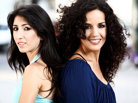 גלית גיאת והיבה בטחיש, בין המשתתפים בפסטיבל [צילום: אילן בשור]