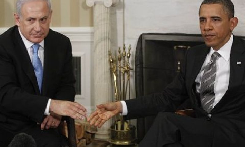 נתניהו ואובמה לאחר פגישתם [צילום: AP]