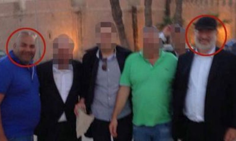 אלשטיין עם דומרני במרוקו [צילום: וואלה]