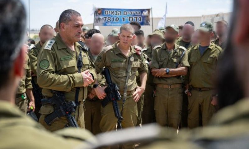 "אויבינו התאחדו &ndash; ואנחנו משמידים אותם" [צילום: דובר צה''ל]