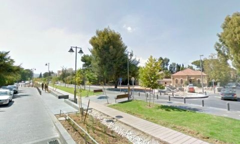 רחוב הרכבת בירושלים [צילום: סטריט ויוויו]