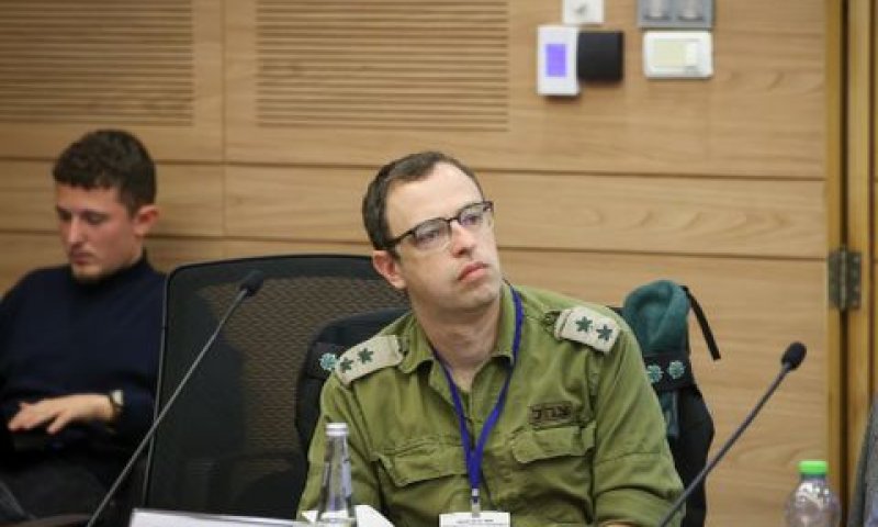 סא"ל אלעד דביר. "לא מעוניינים ברגולציה מגבילה על שימוש ב-AI" [צילום: נועם מושקוביץ, דוברות הכנסת]
