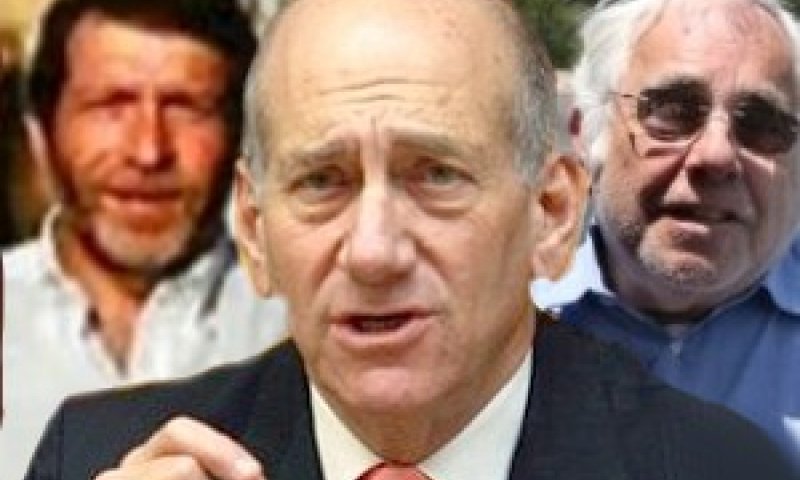 אולמרט. מי התורם? [צילום: פלאש 90]