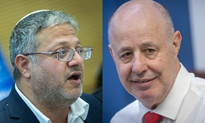 עימות נדיר בין ראש המל"ל לשר [צילום: פלאש 90/חיים גולדברג ויונתן זינדל]