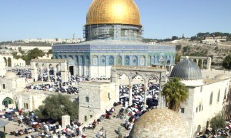 הר-הבית. אוטונומיה מוסלמית כתוצאה ממחדל הרשויות [צילום: פלאש 90]