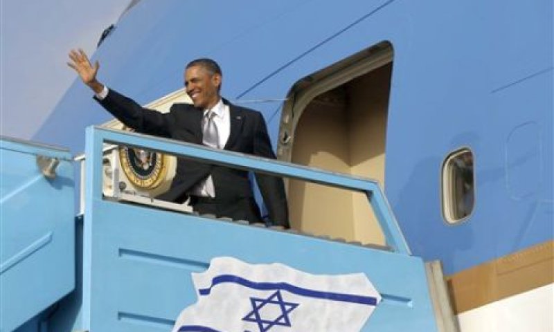 אובמה. נפנוף אחרון לשלום [צילום: AP]
