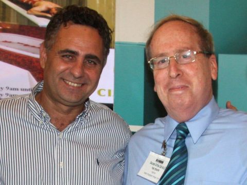צבי סטפק ורמי שביט, בכינוס [צילום: יח"צ]