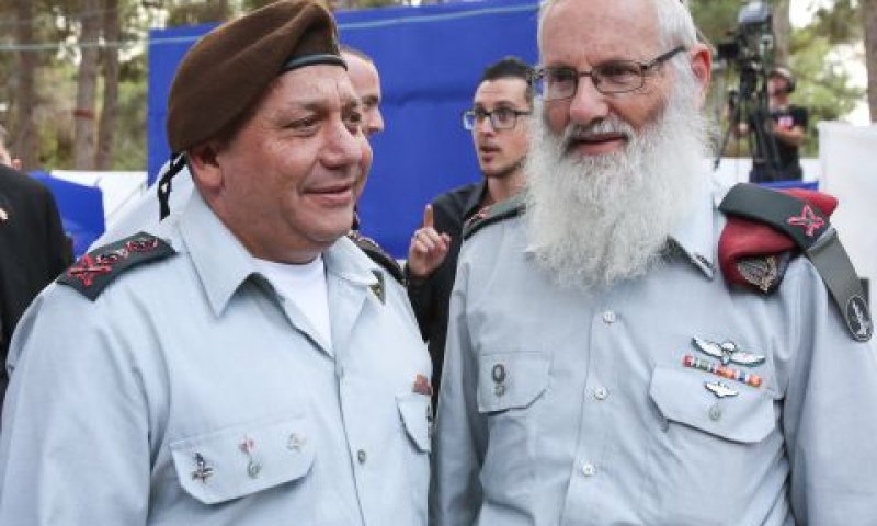 הרבצ"ר והרמטכ"ל [צילום: מרק ישראל סלם]