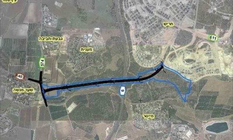 תשריט הכביש