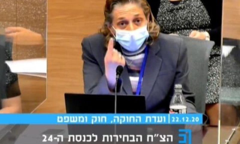 ד"ר שרון אלרעי פרייס [צילום: ערוץ הכנסת]