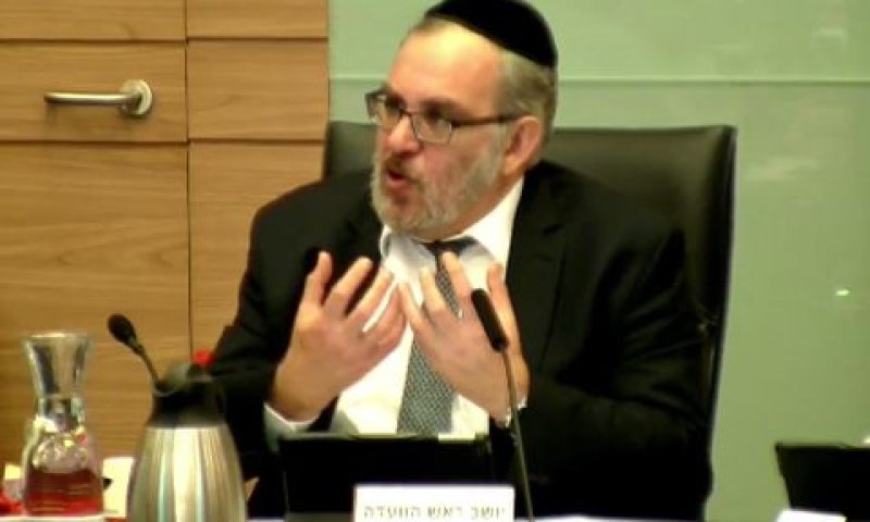 יו"ר ועדת החוקה, ח"כ יעקב אשר