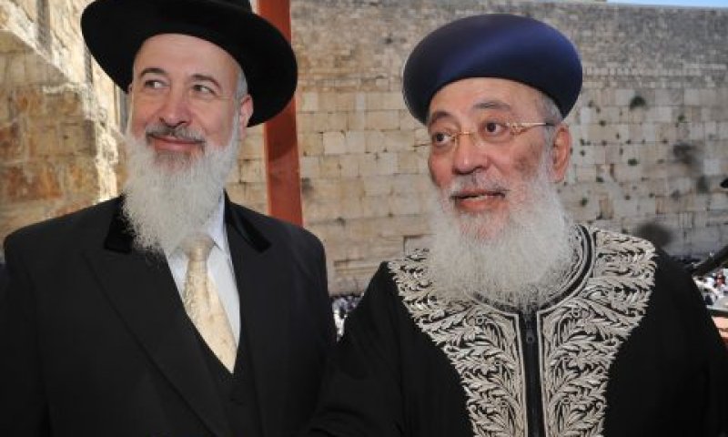שלמה משה עמאר ויונה מצגר. מי יחליפם?