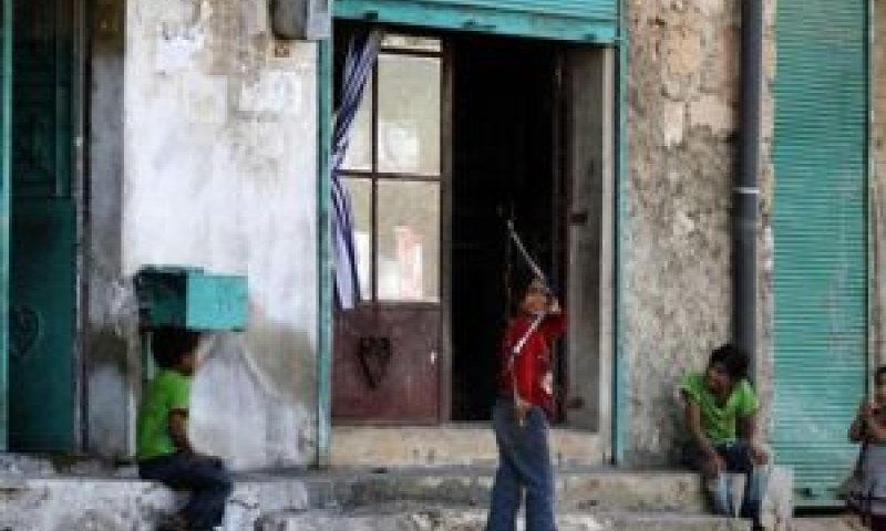 ילדים בסוריה. מגן חי [צילום: AP]