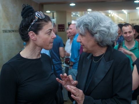 ארנה לין ומירב מיכאלי [צילום: דודי אסולין]